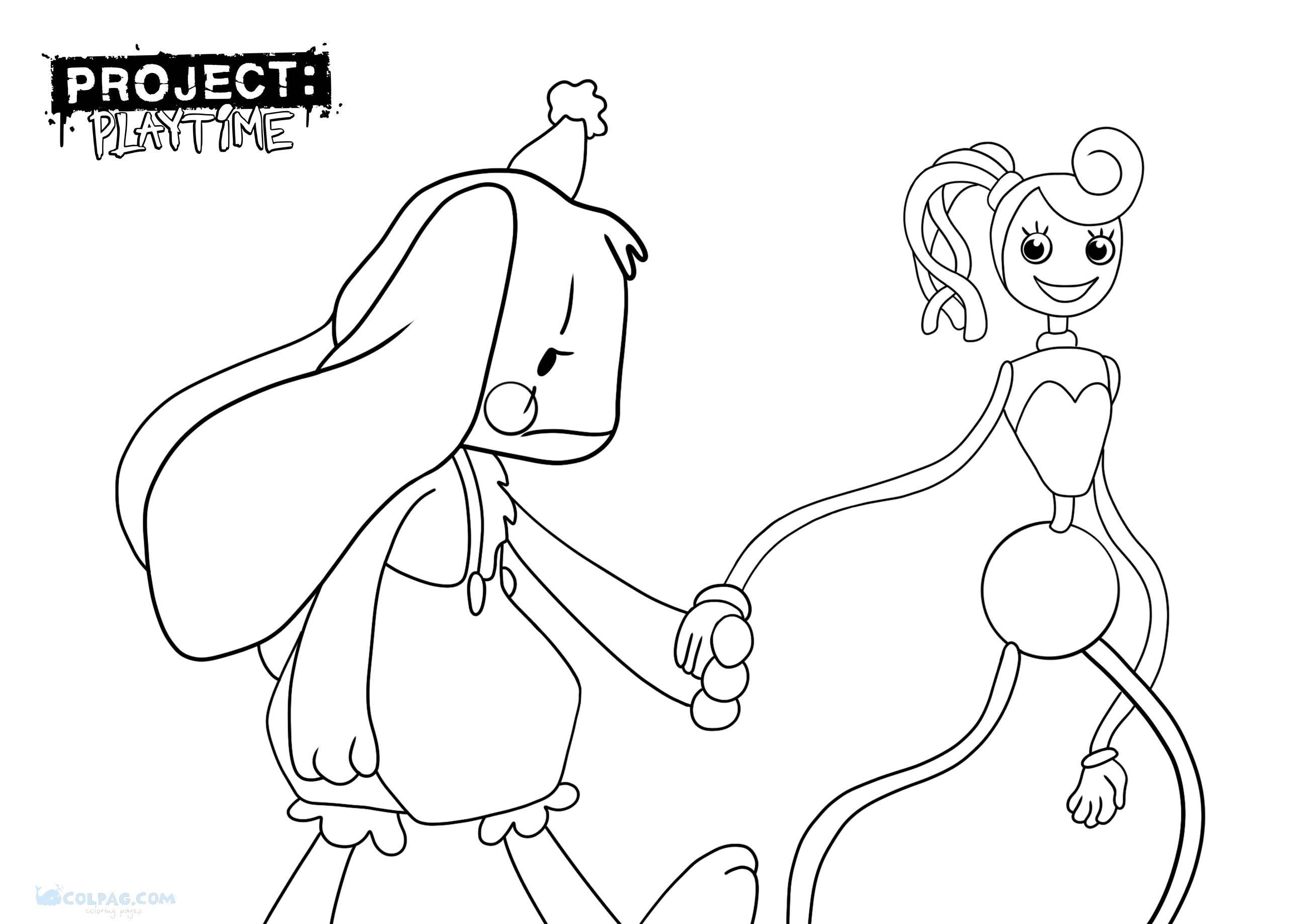 Bunzo Bunny Coloring Pages