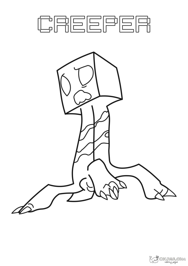 Desenhos de Ghast Minecraft para Colorir e Imprimir 