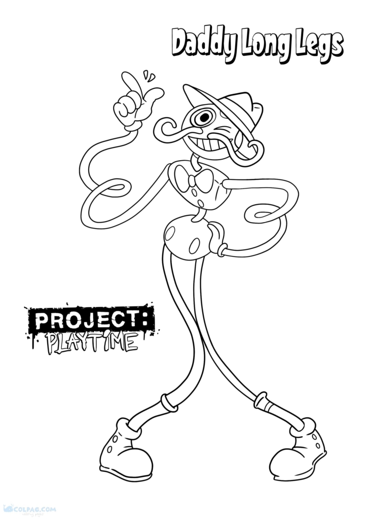 Daddy Long Legs Coloring Pages
