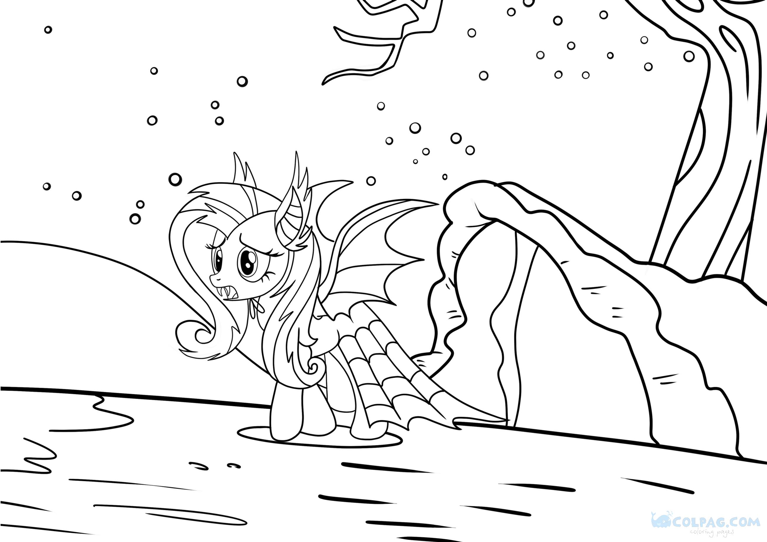 Fluttershy Printable Coloring Pages