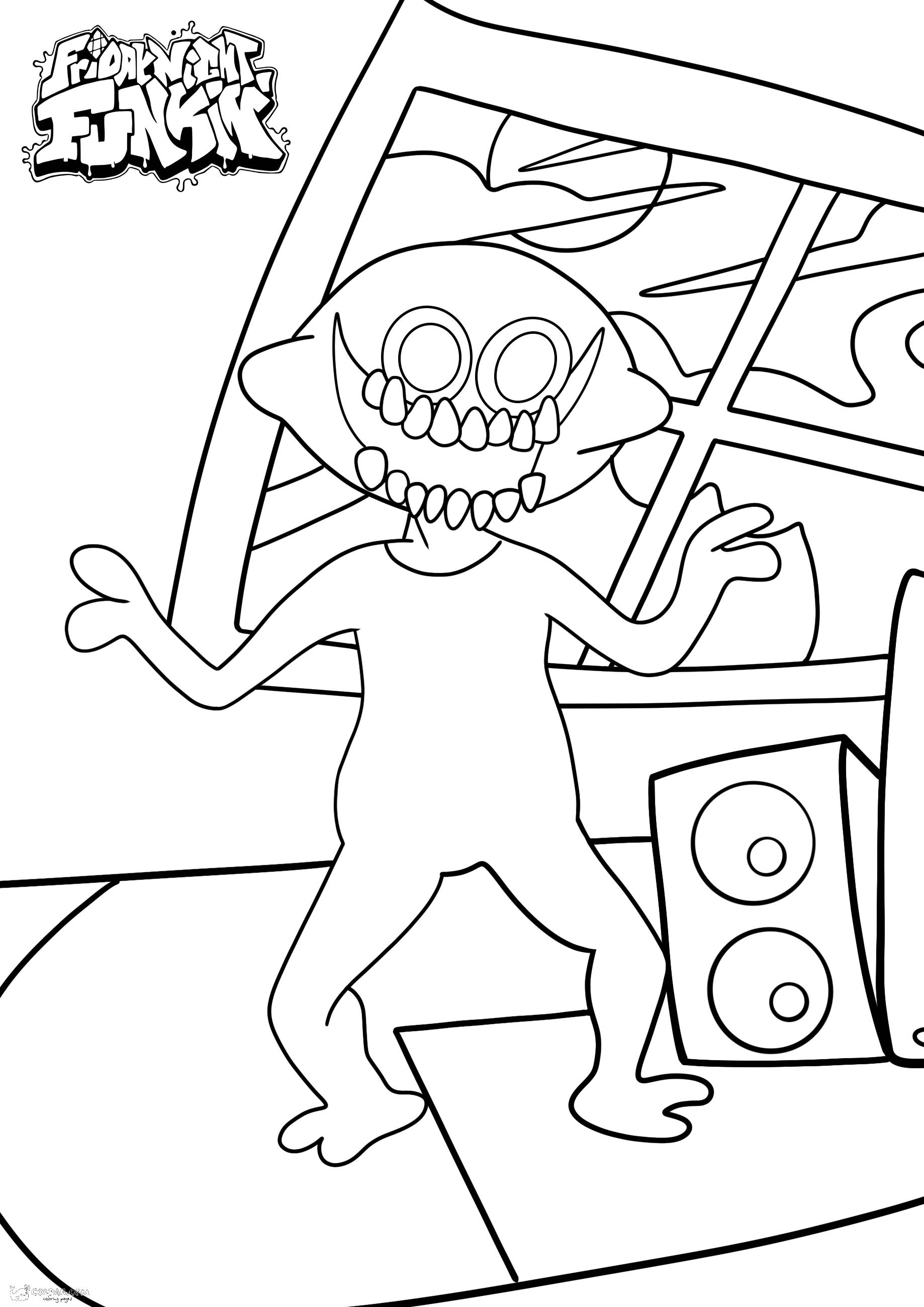 Coloriages de Friday Night Funkin'