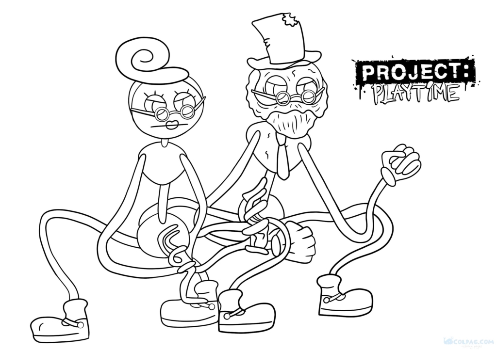 Grandpa Long Legs Coloring Pages
