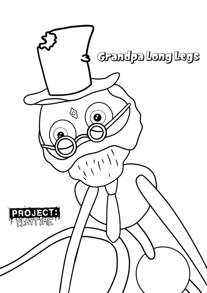 Grandpa Long Legs Coloring Pages