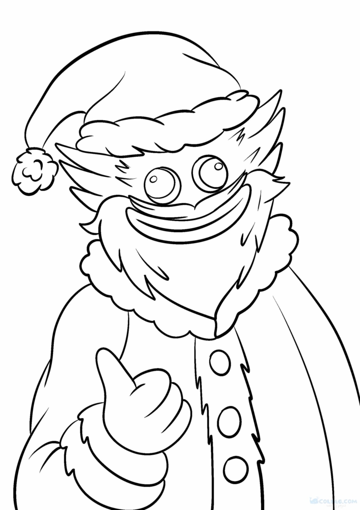 Huggy Wuggy New Coloring Pages to Print