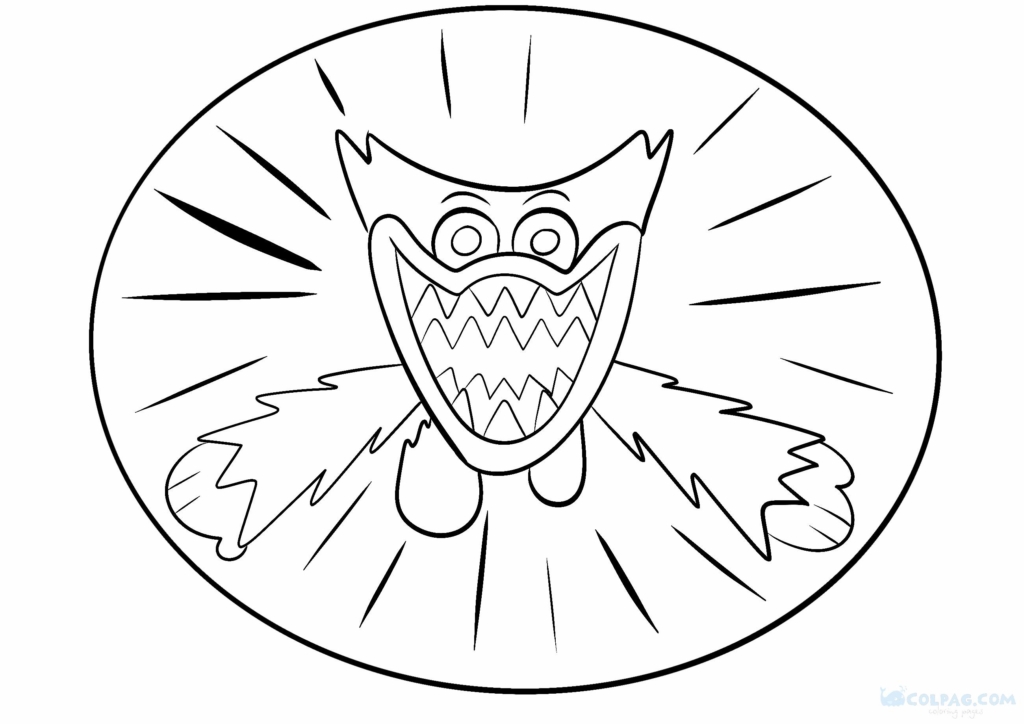 Huggy Wuggy New Coloring Pages to Print