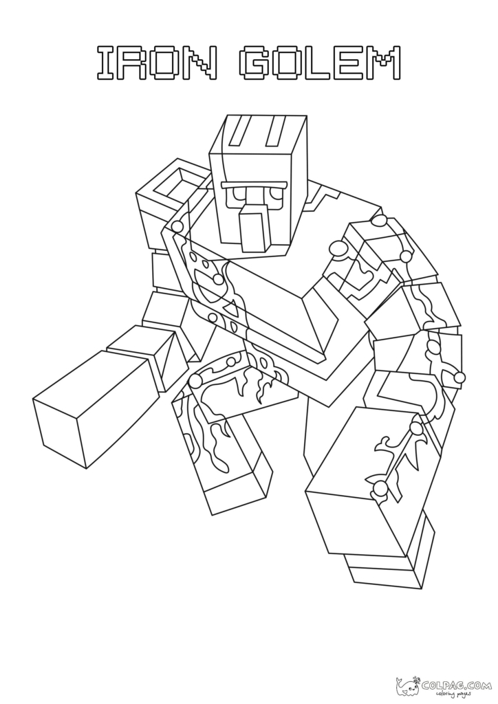 Minecraft Printable Coloring Pages For Free