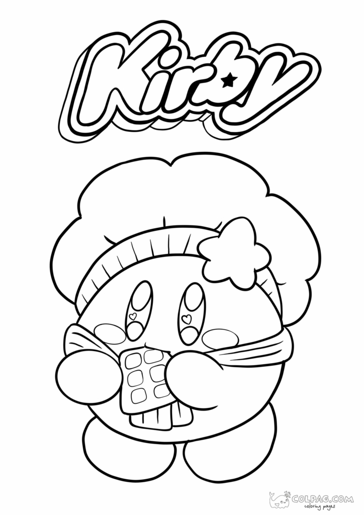 Coloriages de Kirby à imprimer gratuitement