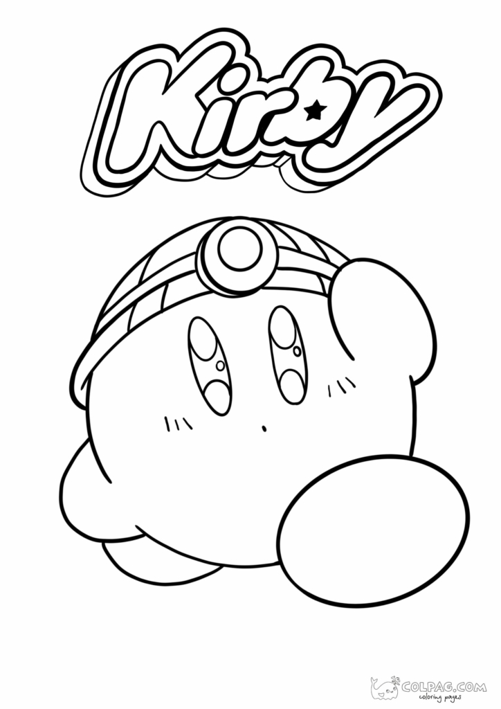 Kolorowanki Kirby do druku za darmo