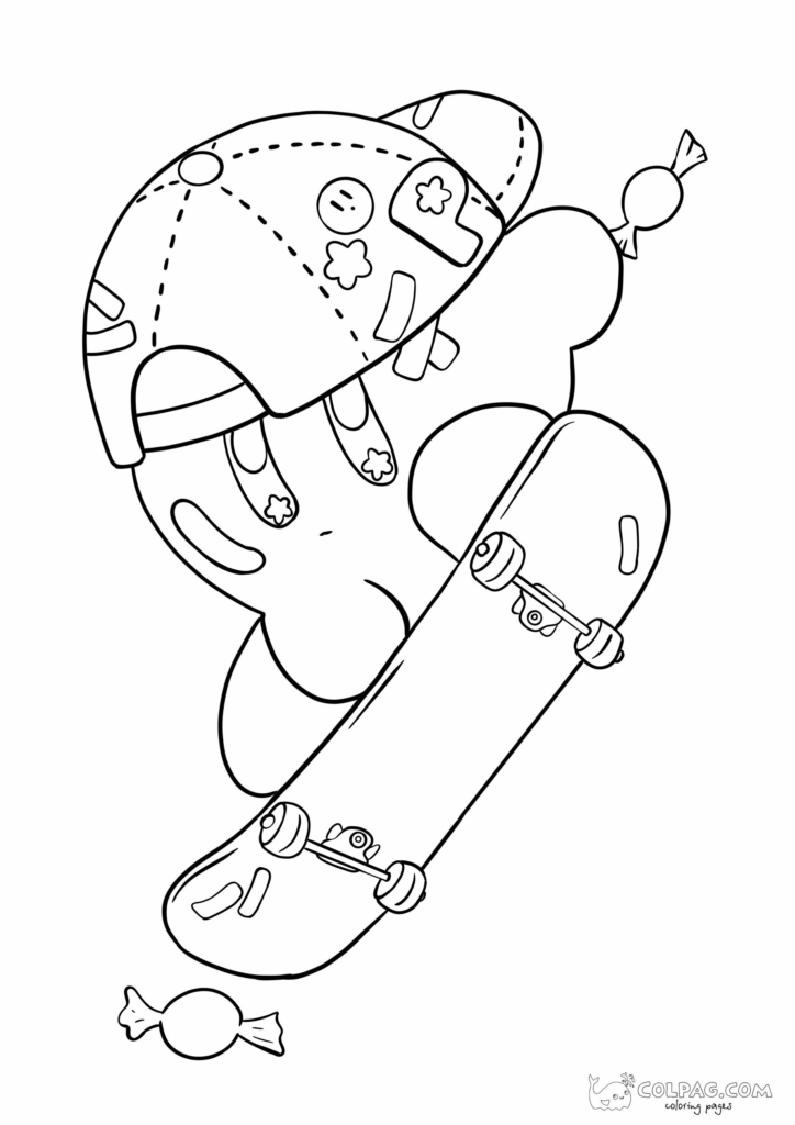 Kirby Printable Coloring Pages For Free