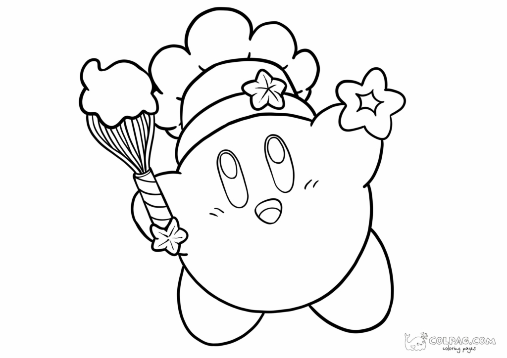 Kirby Printable Coloring Pages For Free
