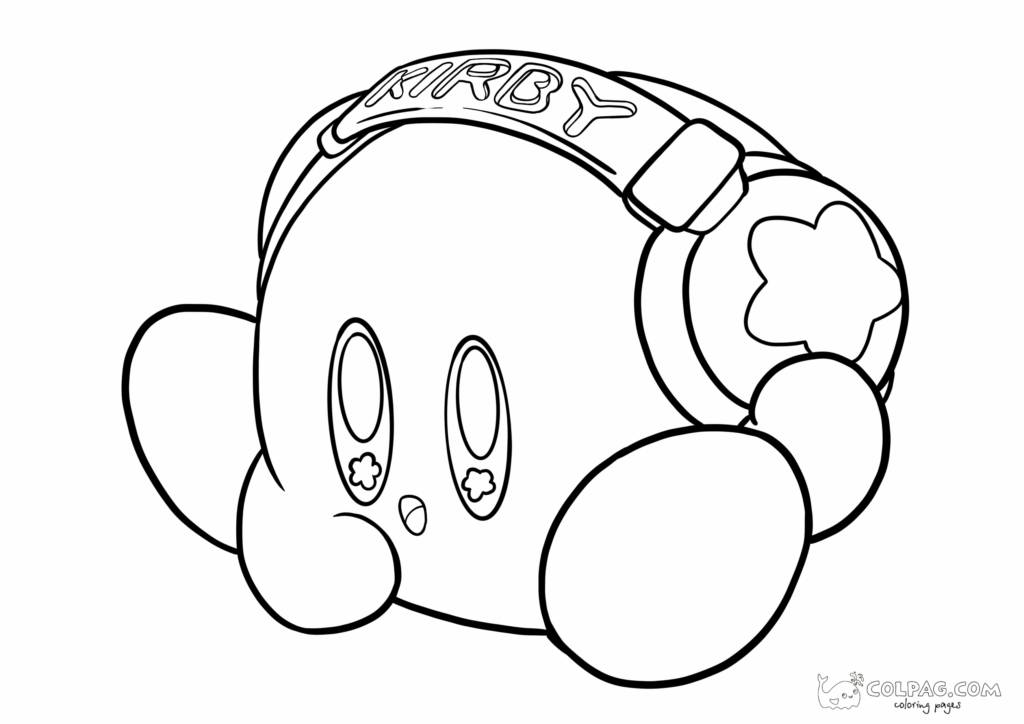 Kirby pagine da colorare stampabili gratuitamente