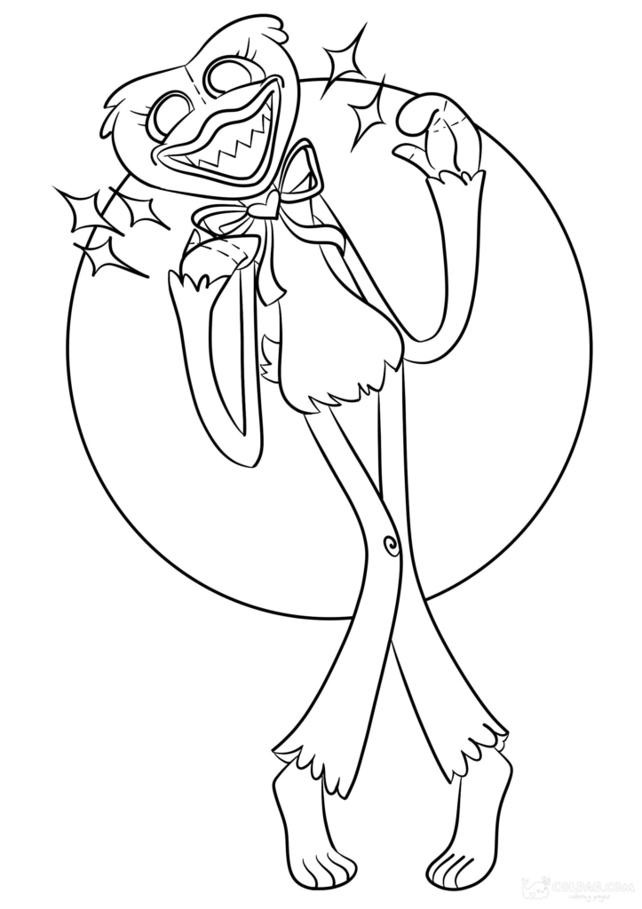 Kissy Missy Coloring Pages