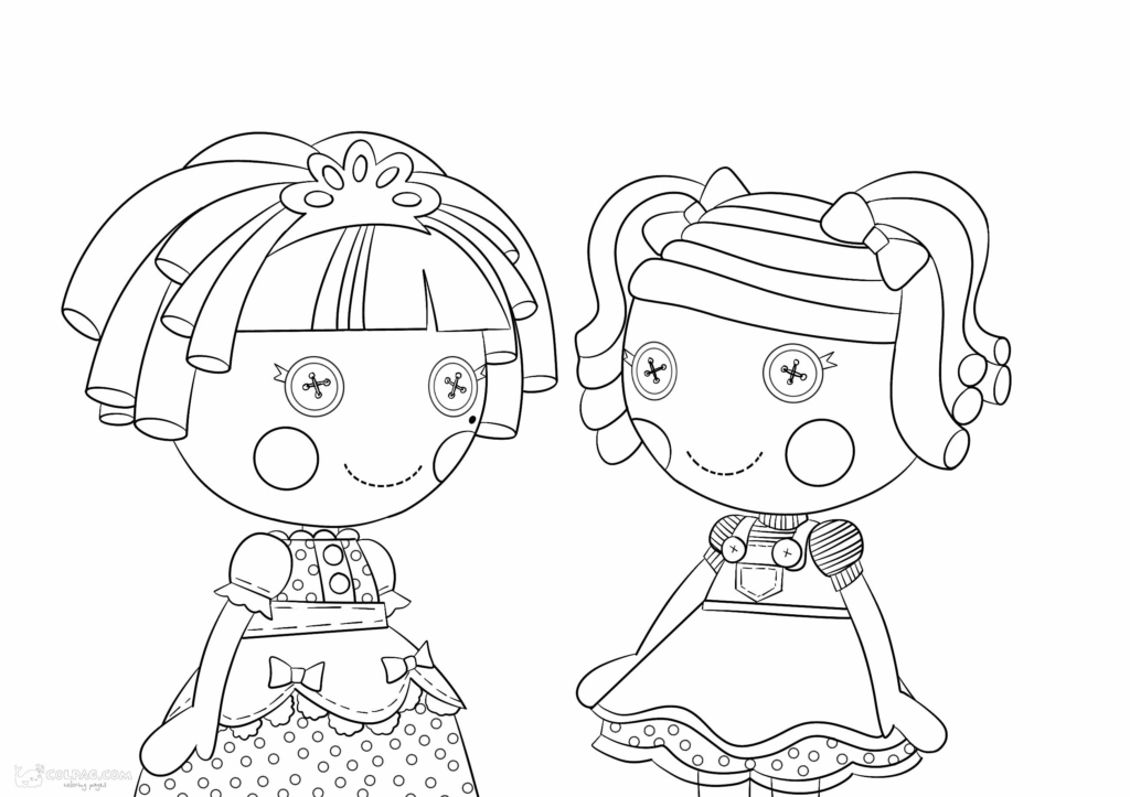 Раскраски куклы Лалалупси для печати