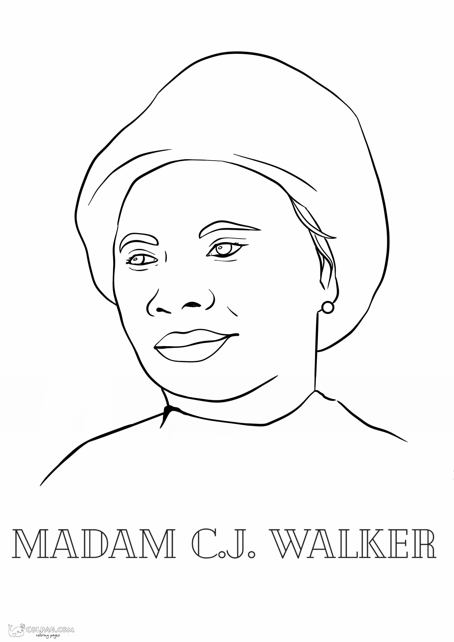 madam-cj-walker-colpag-coloring-page-1