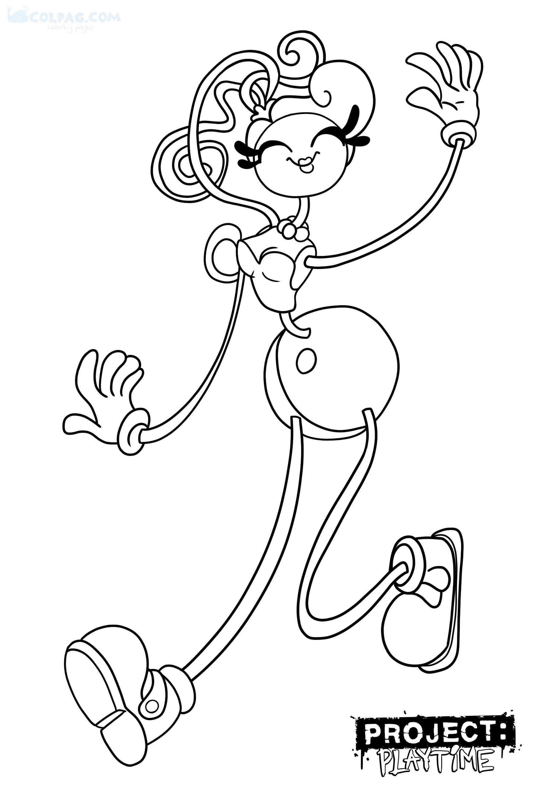 Mommy Long Legs Coloring Pages