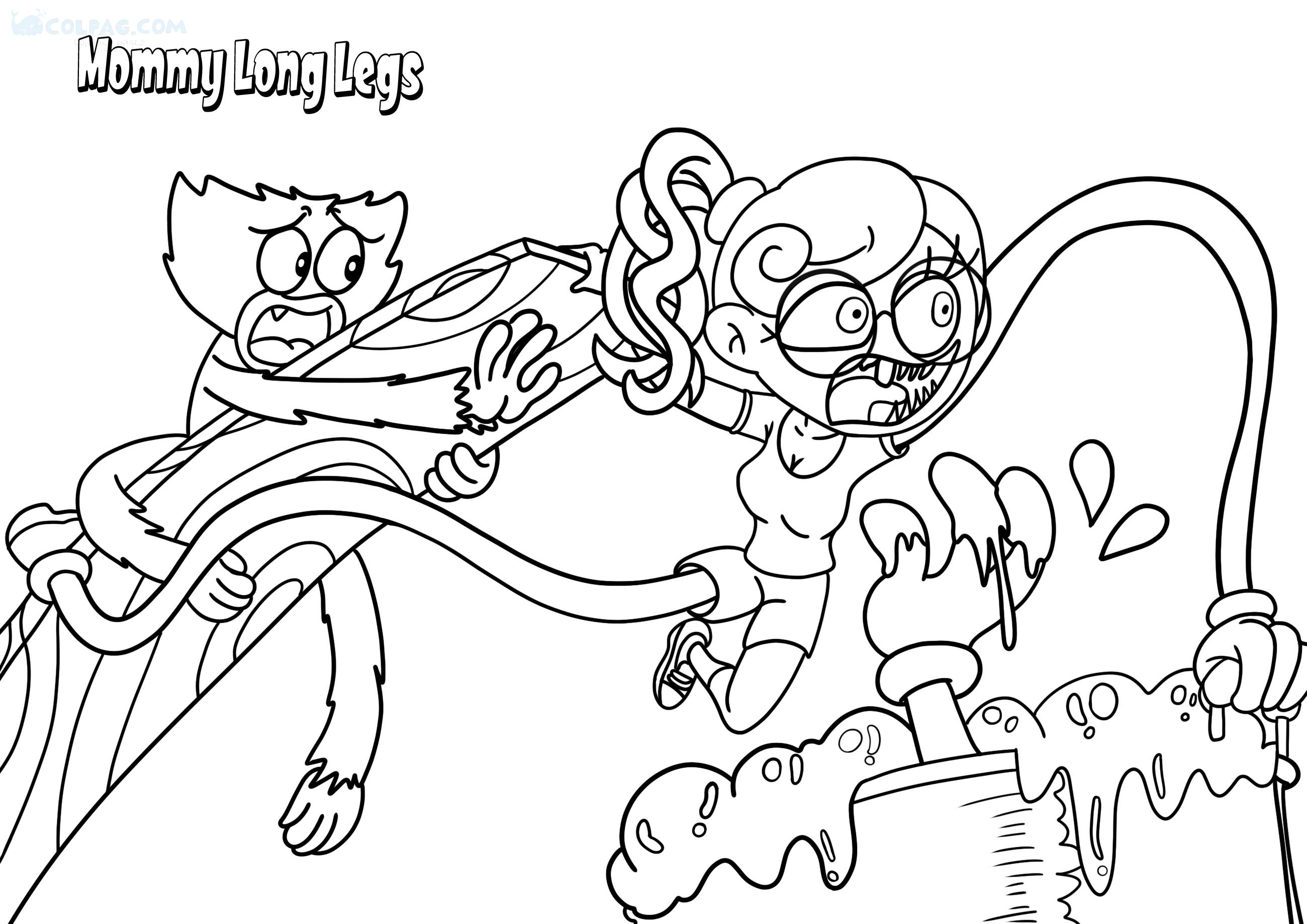 Mommy Long Legs Coloring Pages