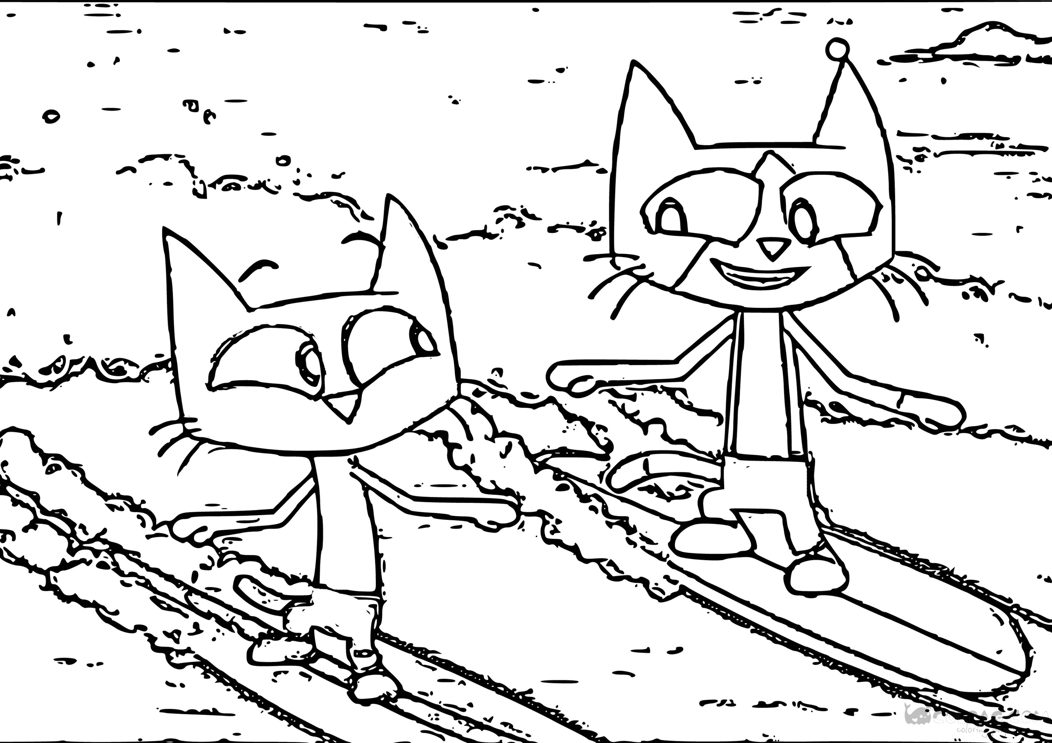 Pete The Cat Printable Coloring Pages