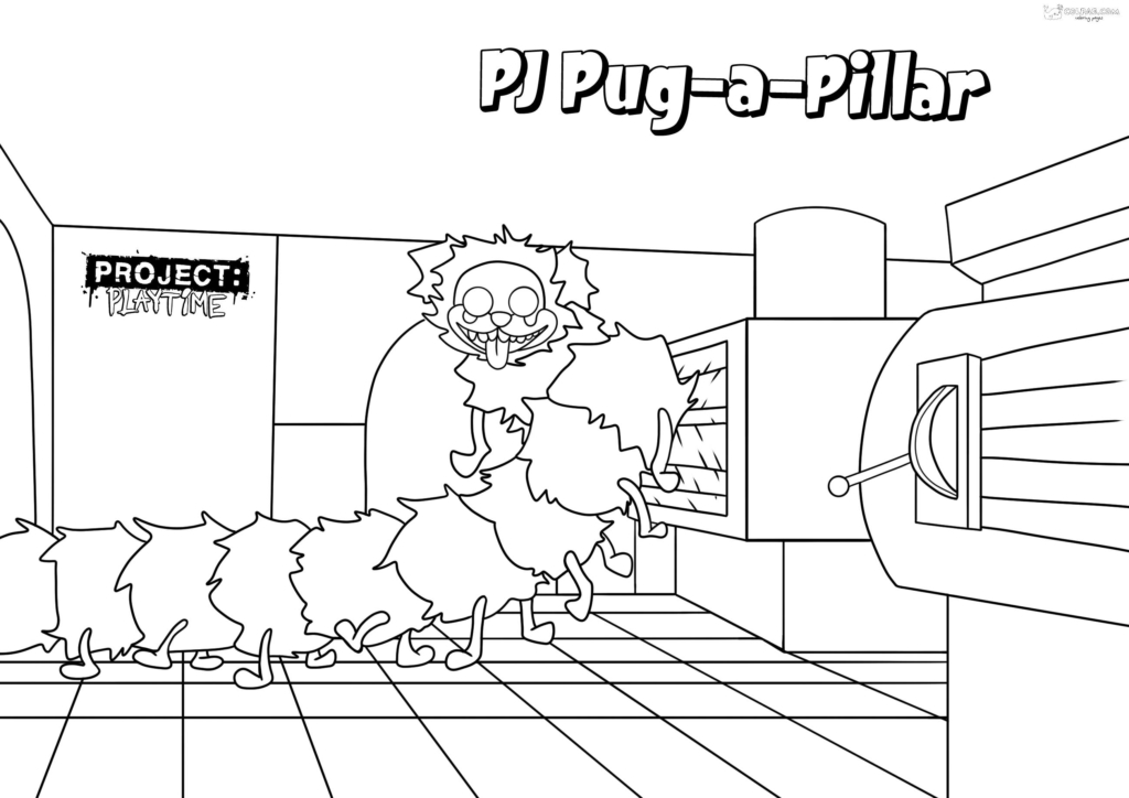 PJ Pug-a-Pillar Printable Coloring Pages