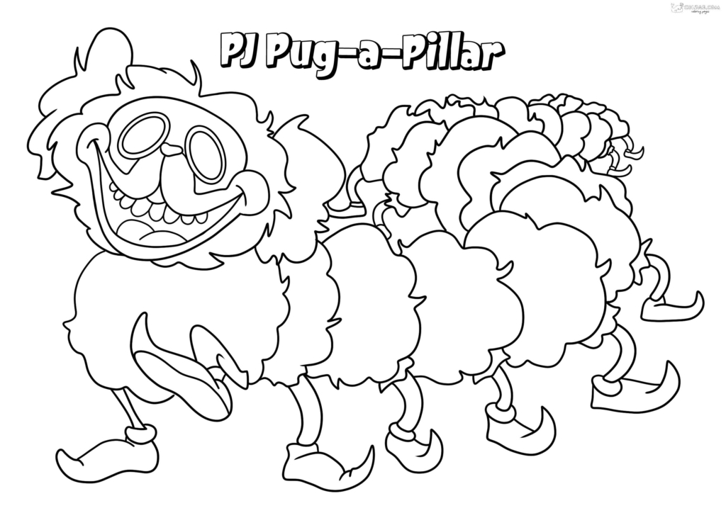 PJ Pug-a-Pillar Printable Coloring Pages