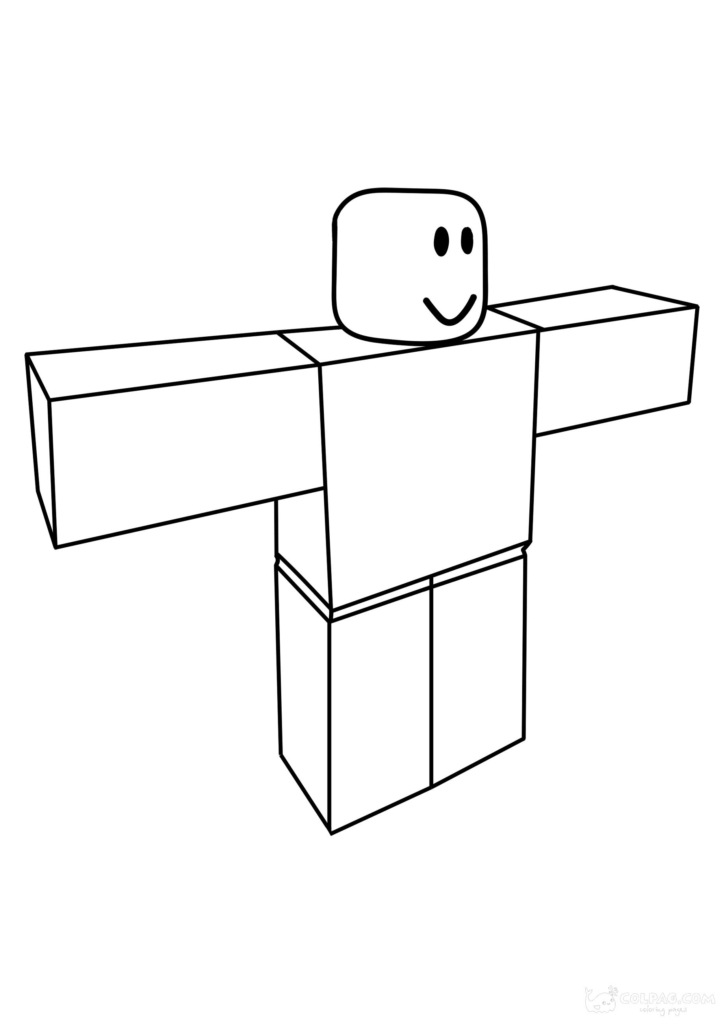 Roblox Printable Coloring Pages