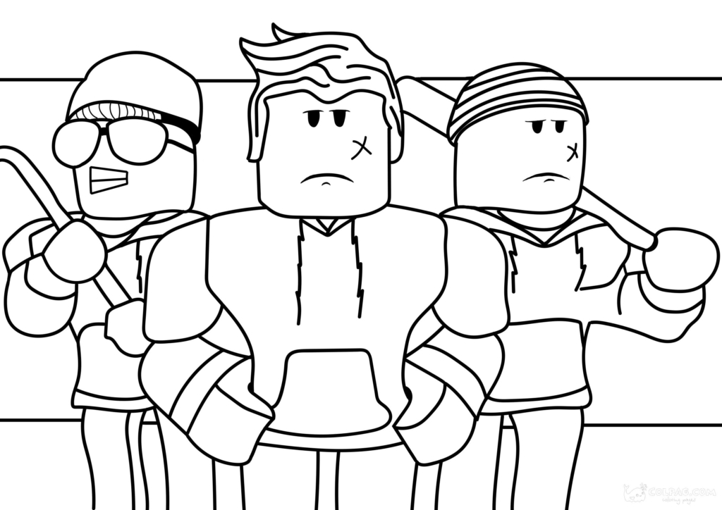 Roblox Printable Coloring Pages