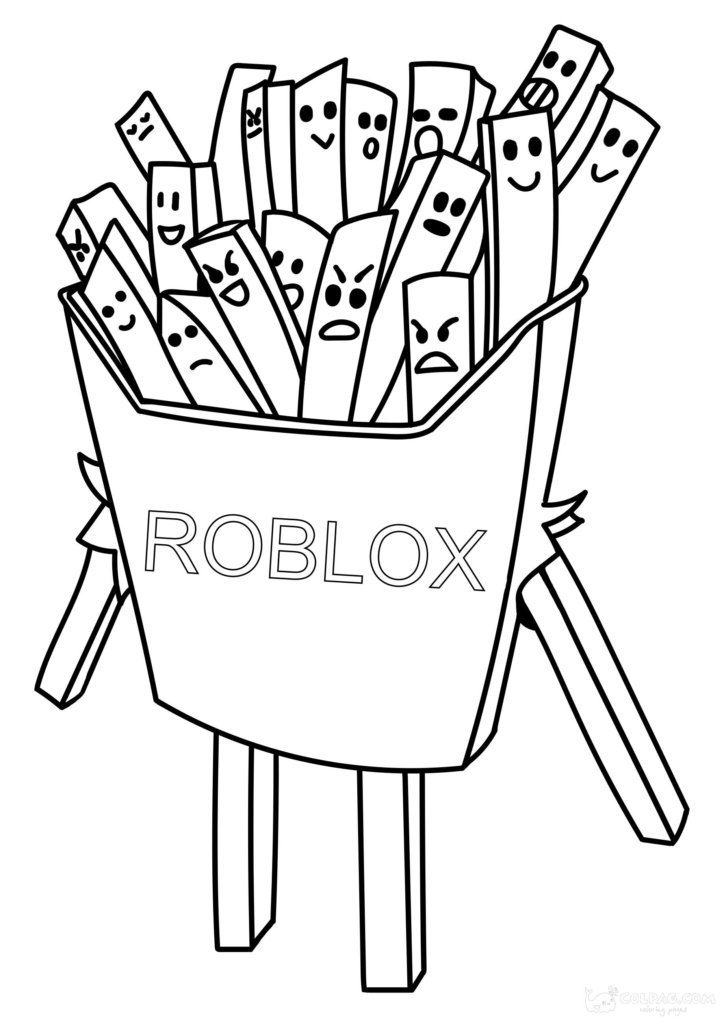 Roblox disegni da colorare stampabili