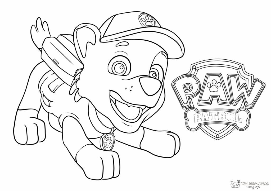 Dibujos para colorear de Rocky de Paw Patrol