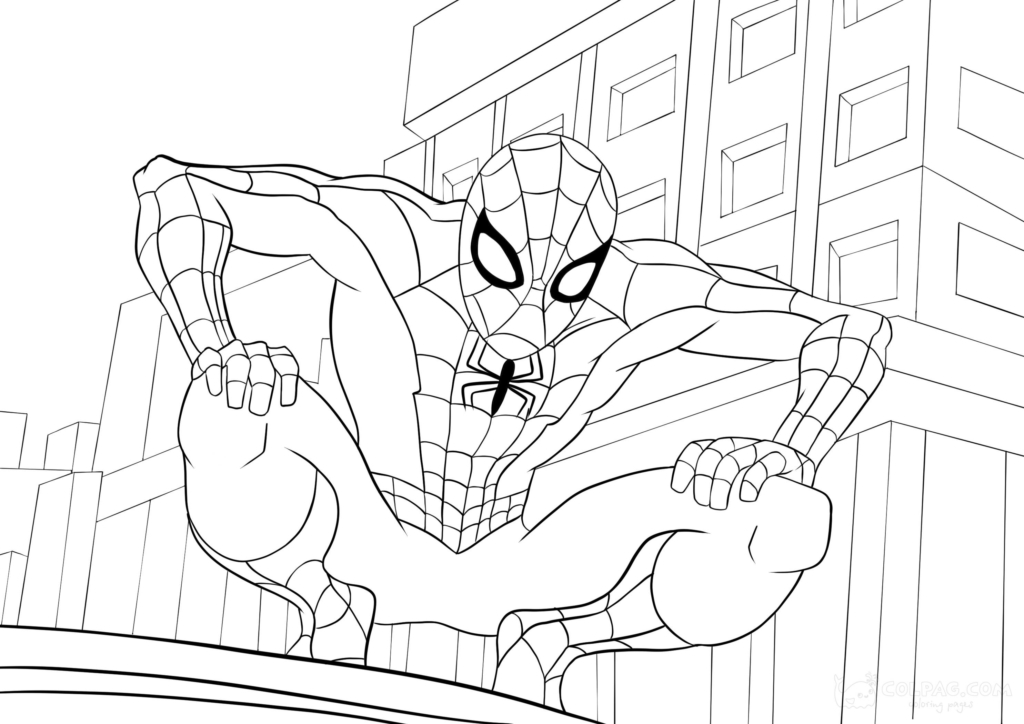 Spider Man Coloring Pages to Print Online