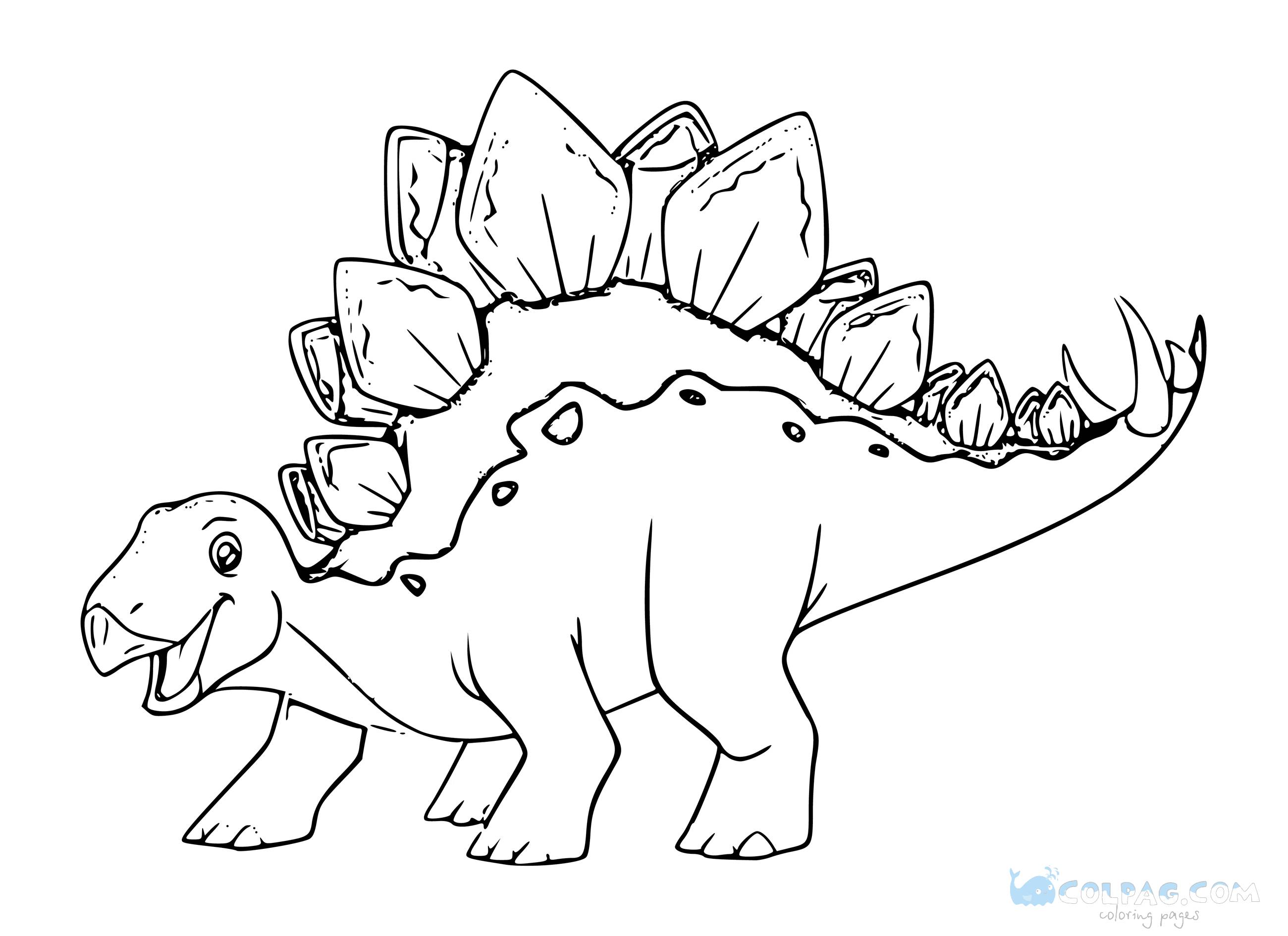 Stegosaurus Printable Coloring Pages