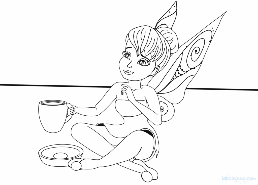 Tinkerbell Printable Coloring Pages