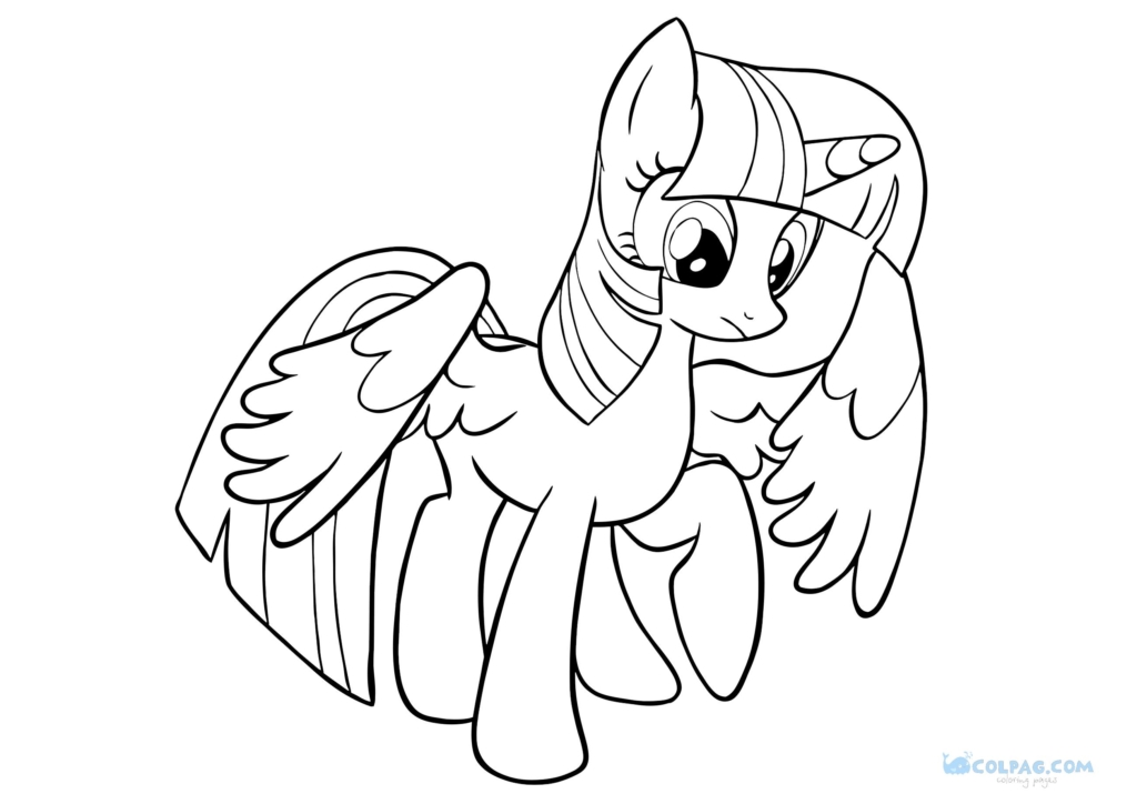 Twilight Sparkle Coloring Pages Printable