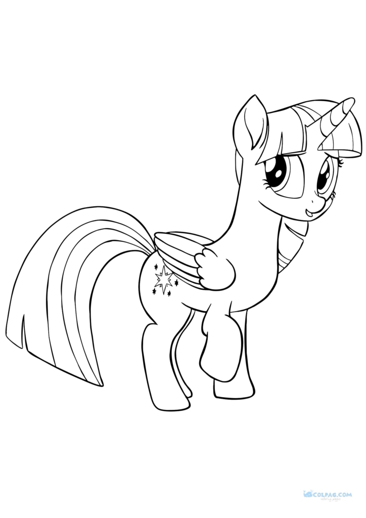 Twilight Sparkle Coloring Pages Printable