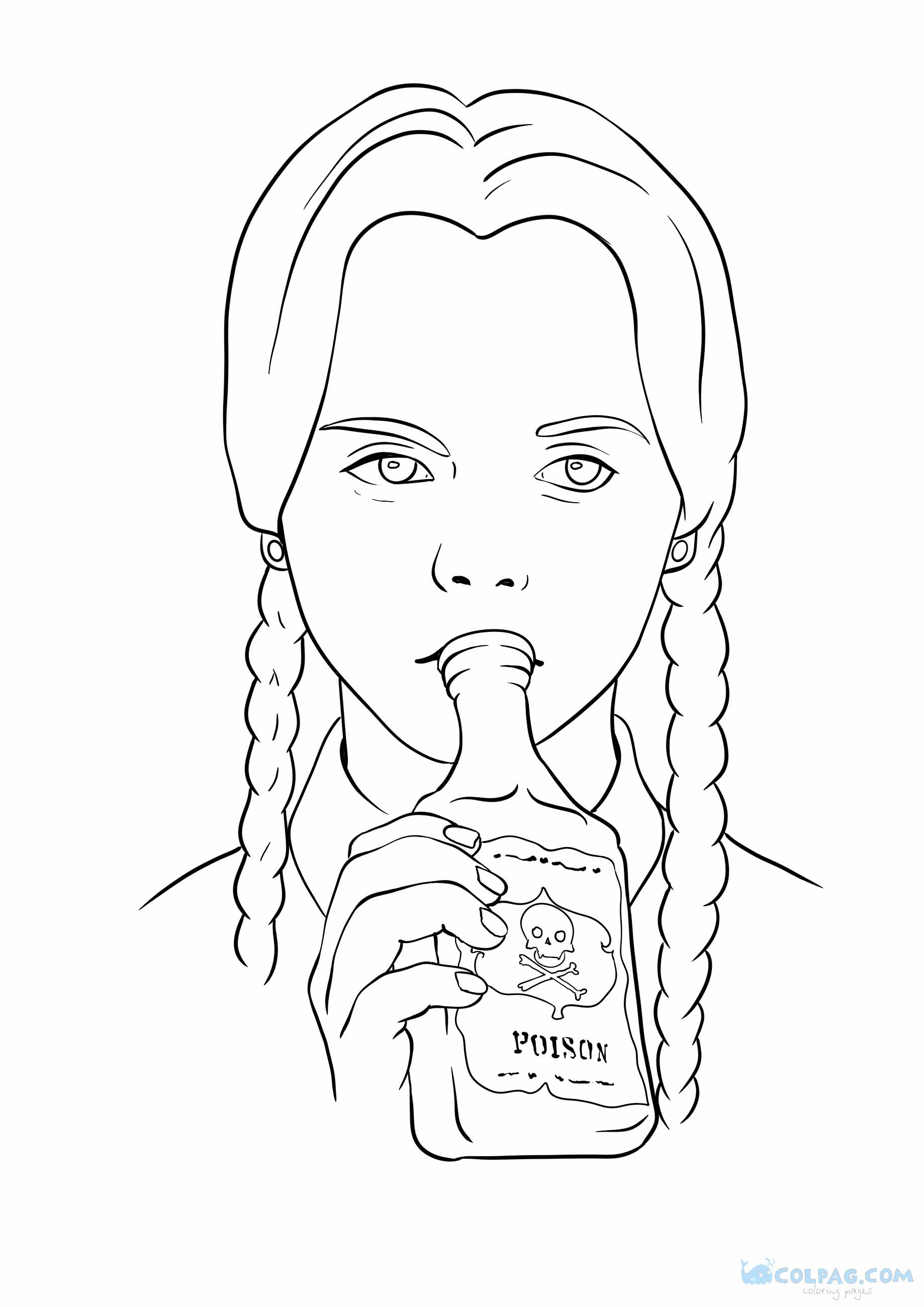 wednesday-addams-coloring-page-colpag-com-11