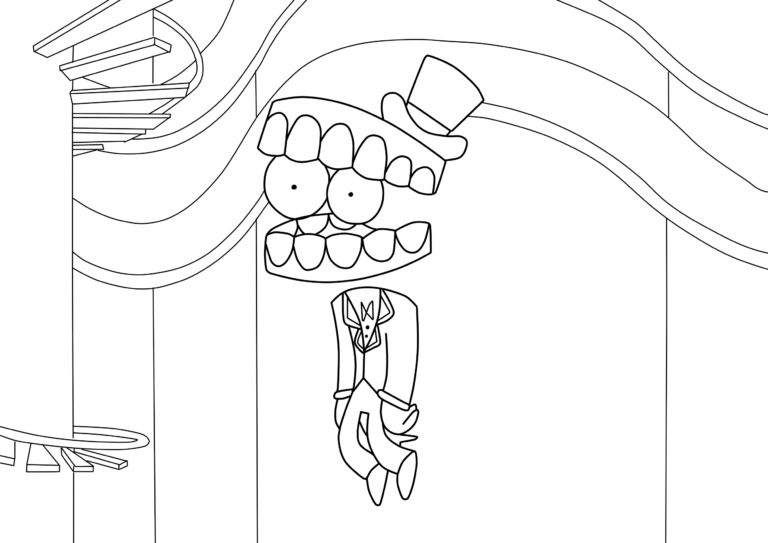 The Amazing Digital Circus Coloring Pages