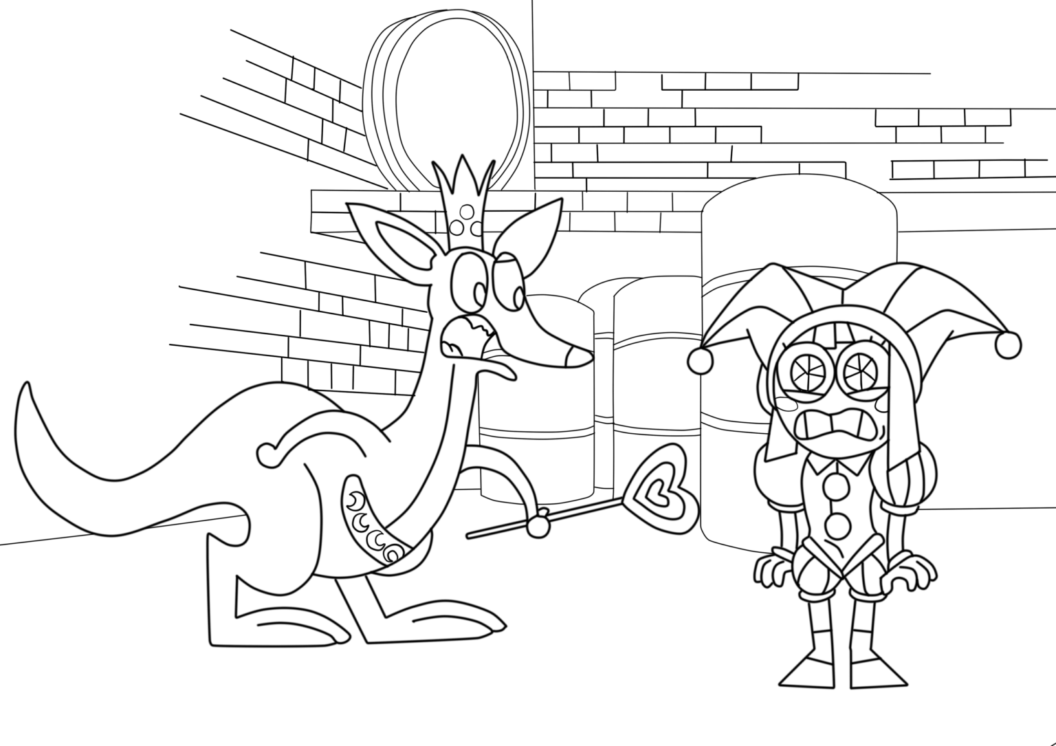 The Amazing Digital Circus Coloring Pages