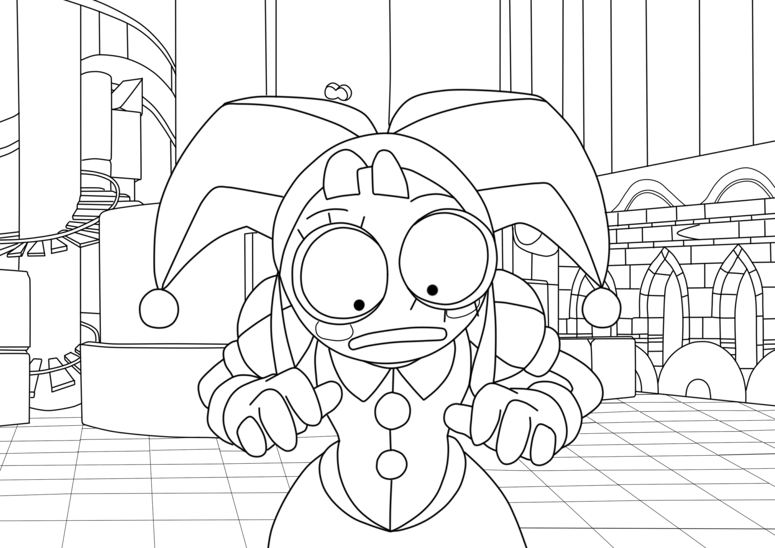 The Amazing Digital Circus Coloring Pages