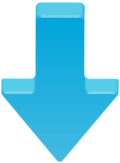 Frecce blu PNG su sfondo trasparente e alta risoluzione gratis