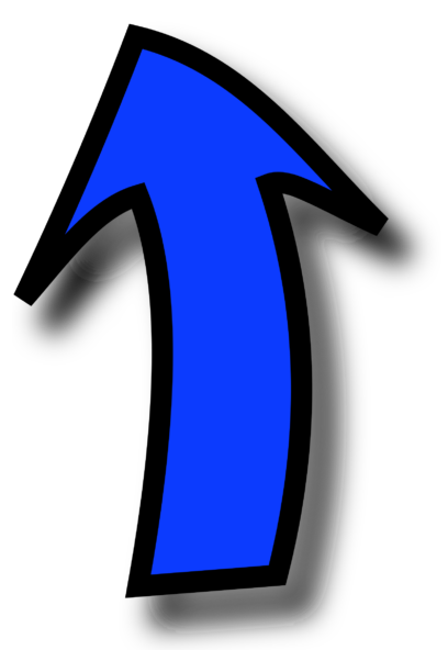 Blaue PNG-Pfeile auf transparentem Hintergrund kostenlos