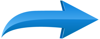 Синие, голубые стрелки в PNG на прозрачном фоне бесплатно
