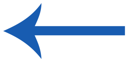 Setas azuis PNG em fundo transparente gratuitamente