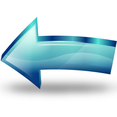 Flèches bleues PNG sur fond transparent et haute résolution