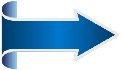 Blue PNG Arrows on Transparent Background for Free