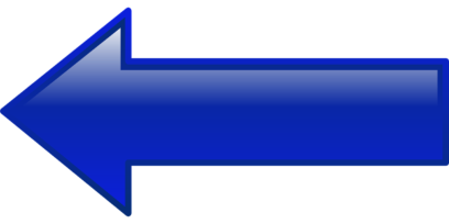 Niebieskie strzałki PNG na przezroczystym tle za darmo