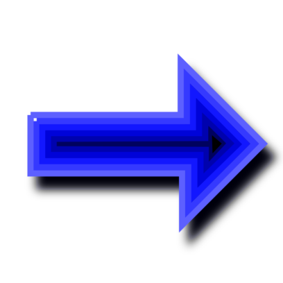 Blue PNG Arrows on Transparent Background for Free