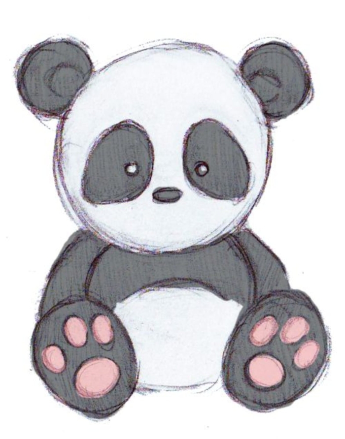 Panda com arte de chifre de unicórnio, Kavaii Desenho Pikachu panda  gigante, Panda bonito, chibi, fofura, pequeno a médio porte gatos png