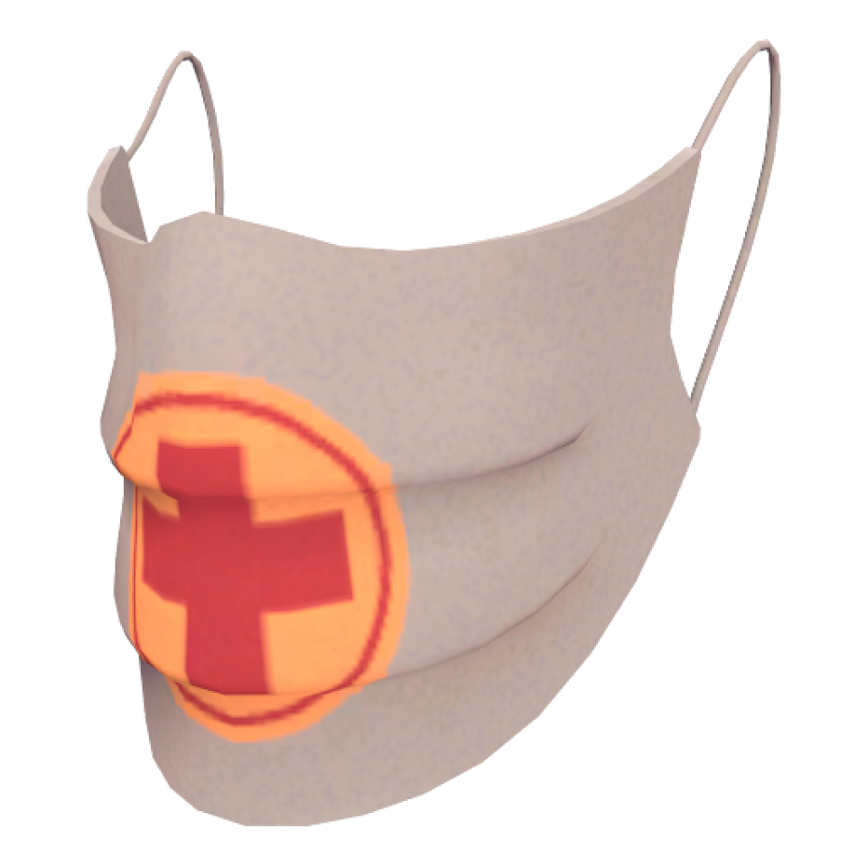 Máscaras médicas em PNG em um fundo transparente. 20 melhor clipart