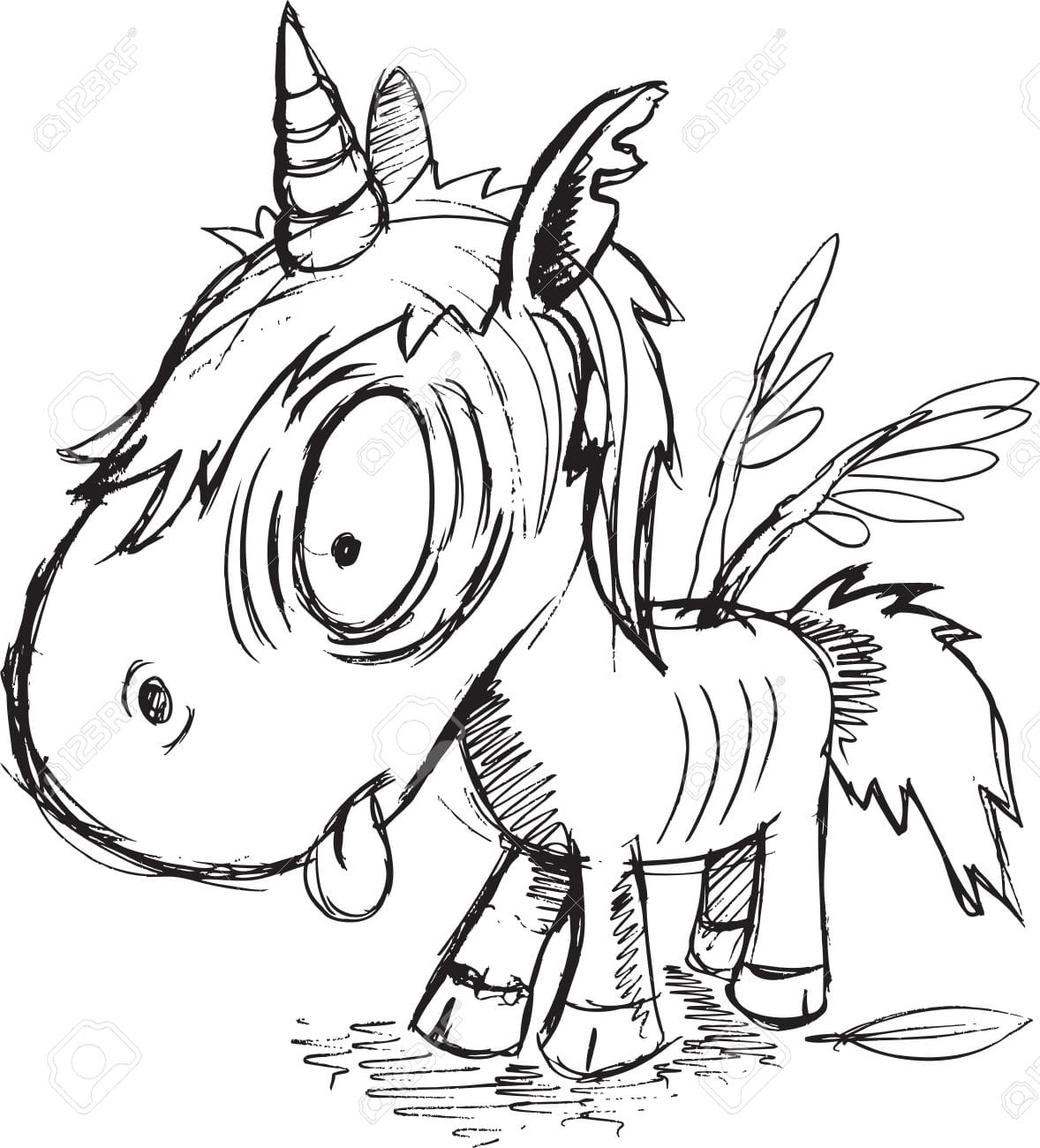 Belle Immagini Di Unicorni Per Disegnare Disegni Semplici E