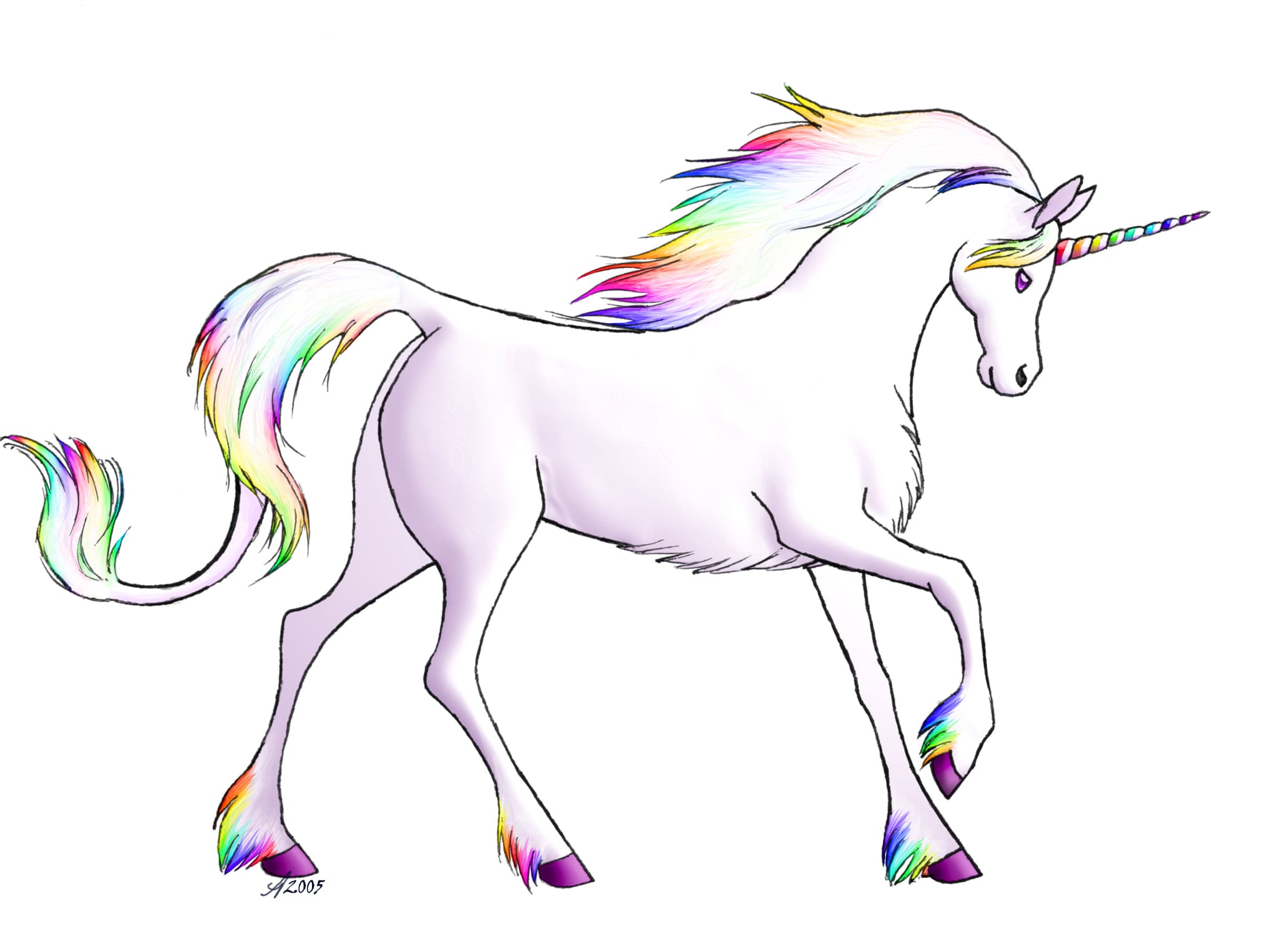 Belle Immagini Di Unicorni Per Disegnare Disegni Semplici E Complessi